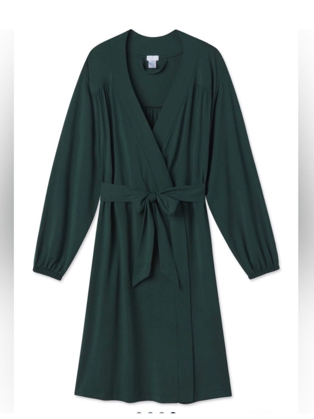 Lake Pajamas DreamKnit Robe in Conifer Green Size Small